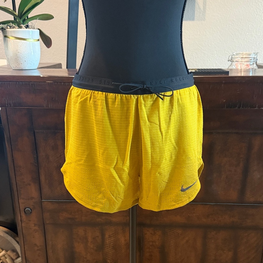 Nike Men’s Bright Yellow Athletic Shorts